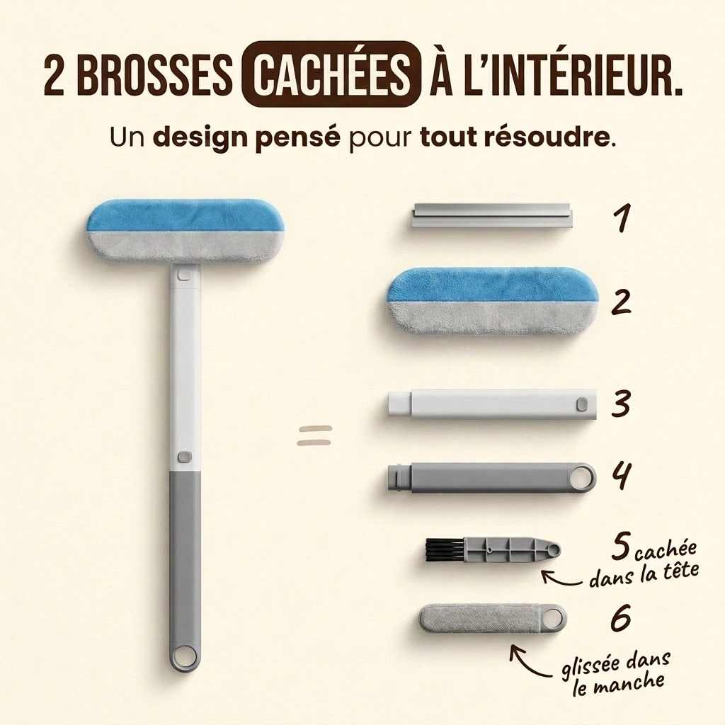 La Brosse 4 en 1 â Le Soin Quotidien