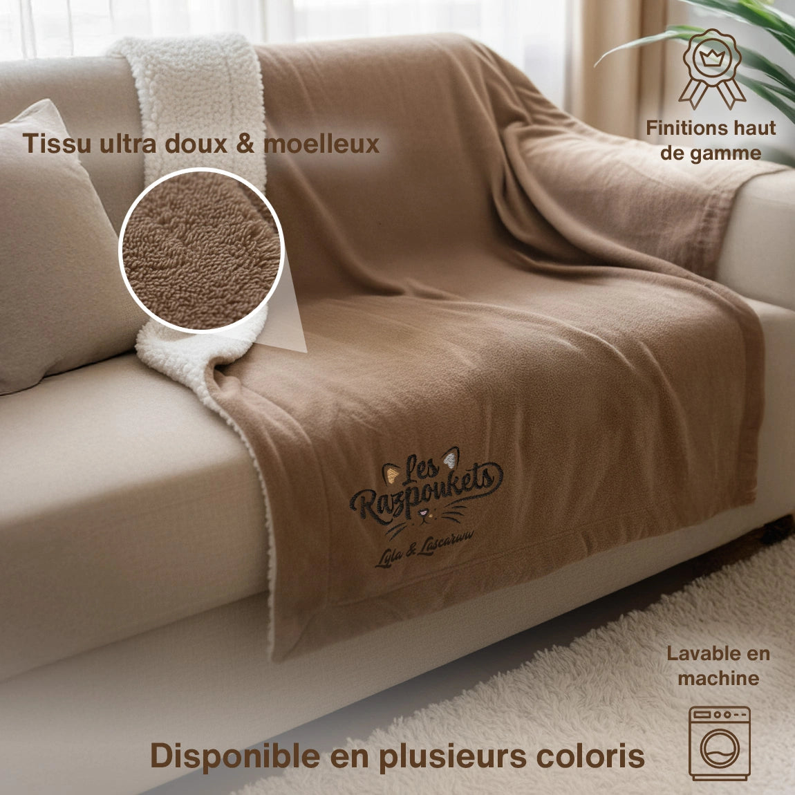 Le Plaid personnalisé