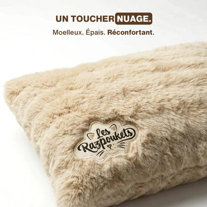 Coussin Cocoon chat XXL — moelleux effet nuage