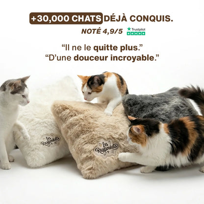 Coussin Cocoon Razpoukets® — fourrure microfibre douce