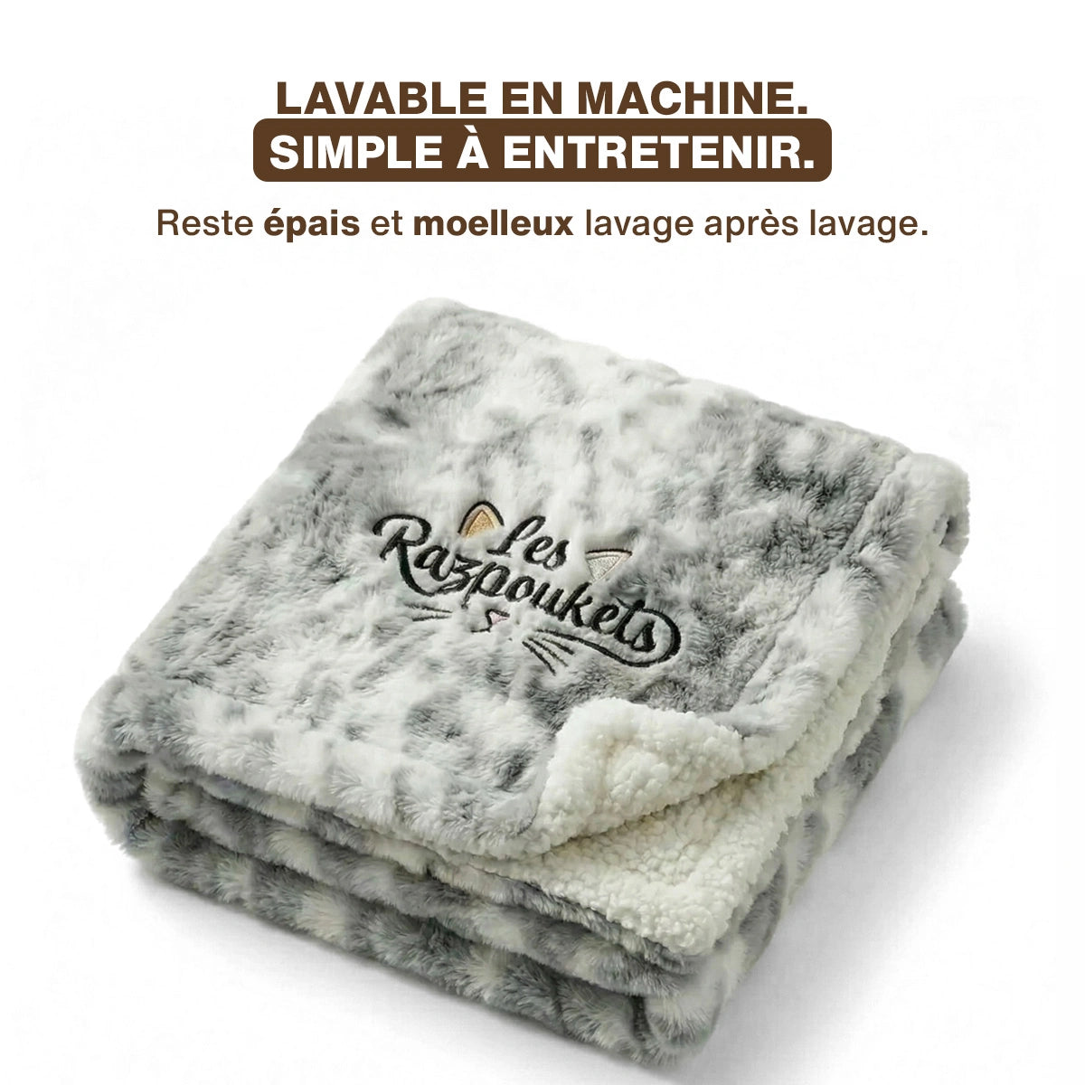 Plaid Cocon pour chat — chaud et enveloppant