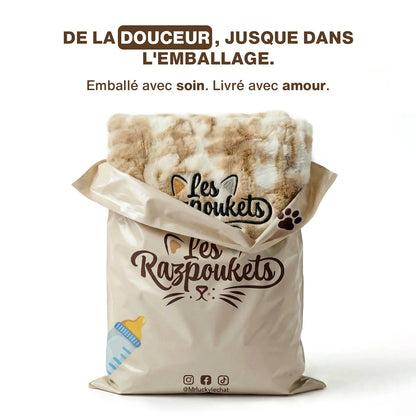 Couverture Cocon sherpa polaire — lavable machine