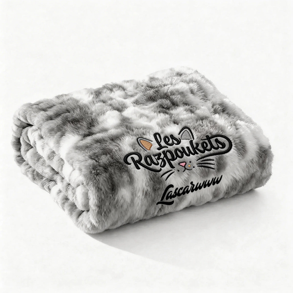 Plaid Cocon Lyla Lascar personnalisé — édition Les Razpoukets®