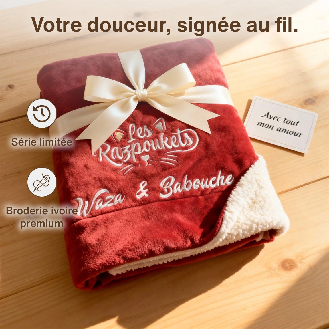 Le Plaid personnalisé