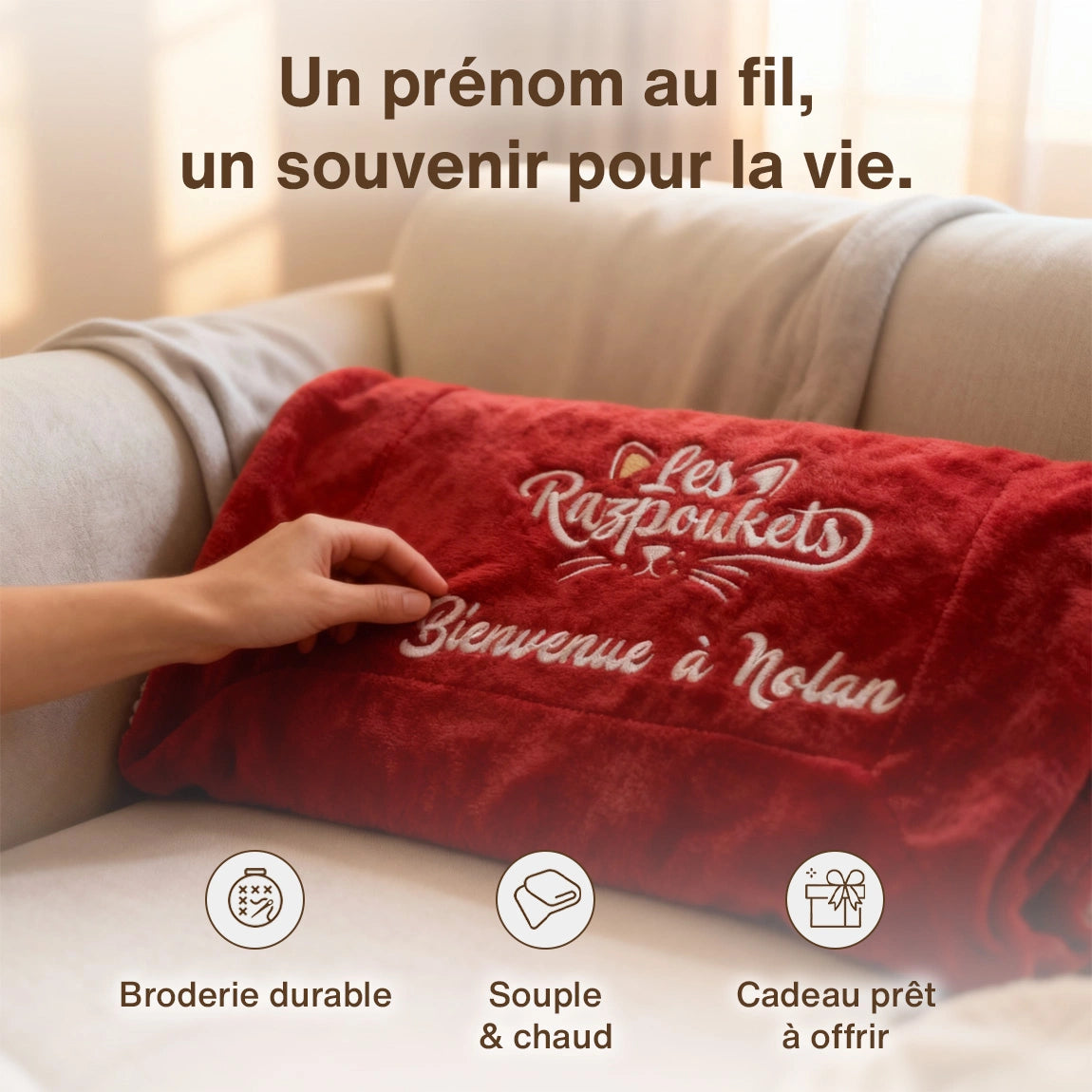 Le Plaid personnalisé