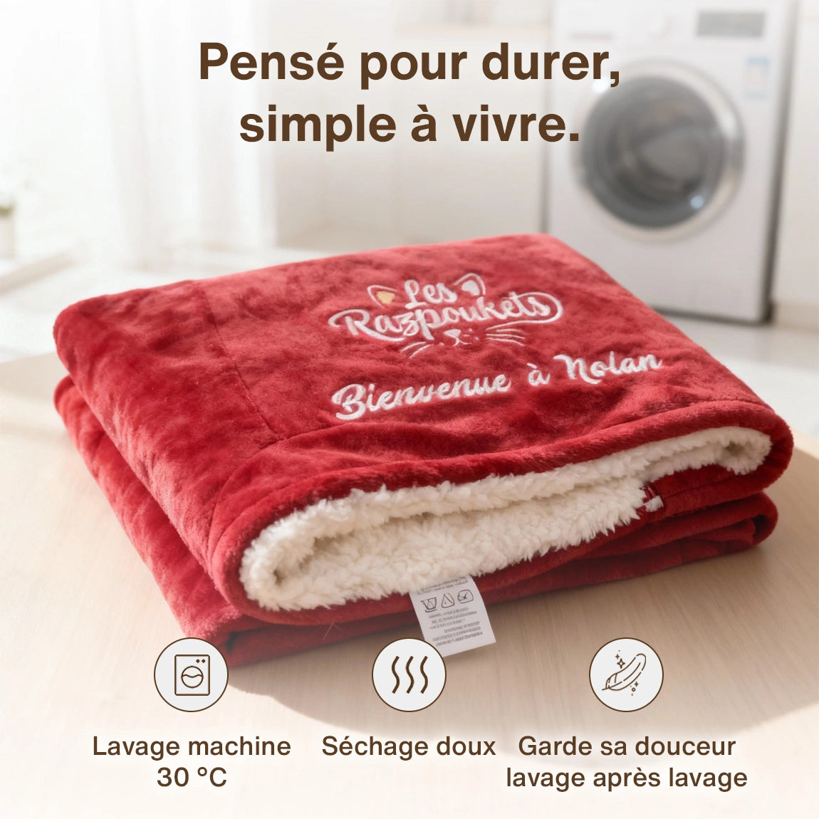 Le Plaid personnalisé