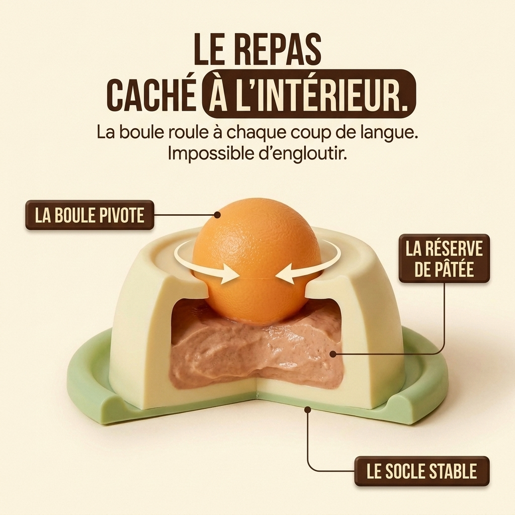 Le Bol Ronron — Gamelle Anti-Glouton