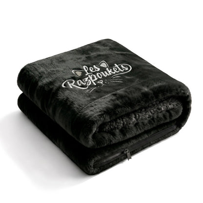 Plaid Razpoukets zippé coloris noir